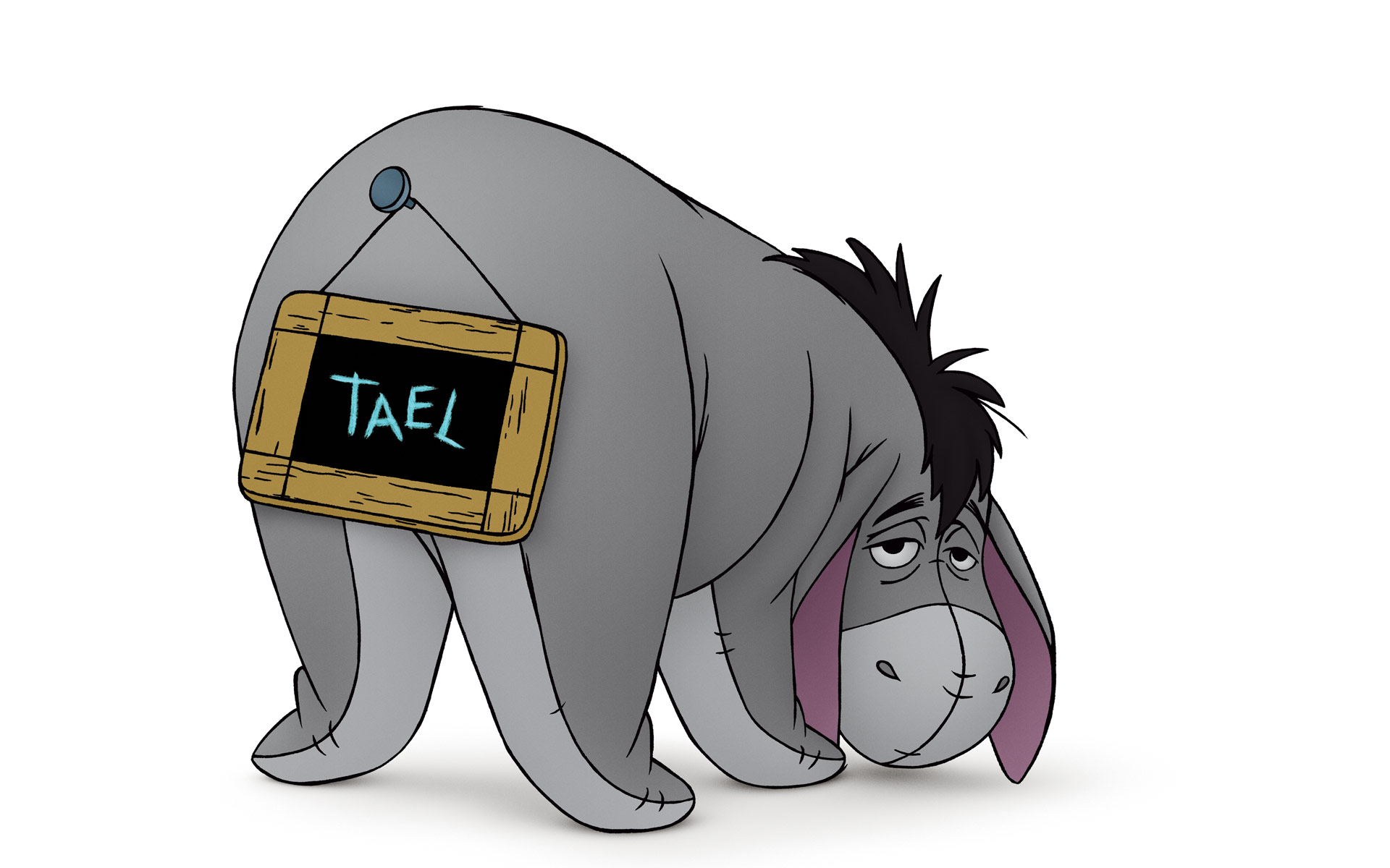 Eeyore looking thoughtful