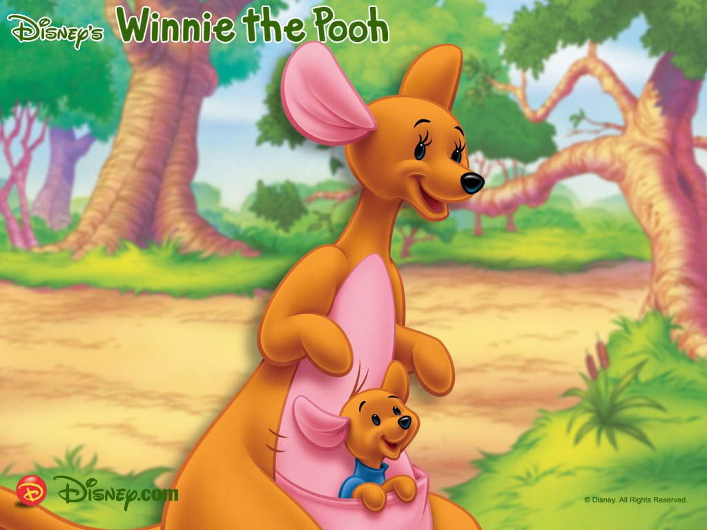 Kanga with Roo in her pouch